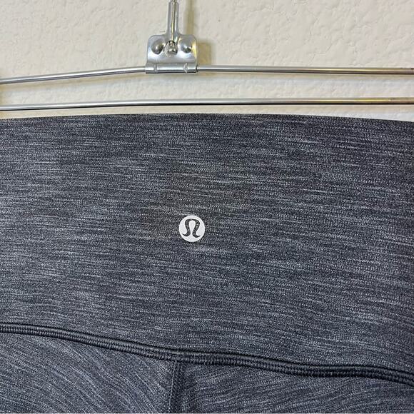 Lululemon Wunder Under Hi-Rise Tight Full-On Luxtreme Heathered Black Size 4 - Picture 5 of 6